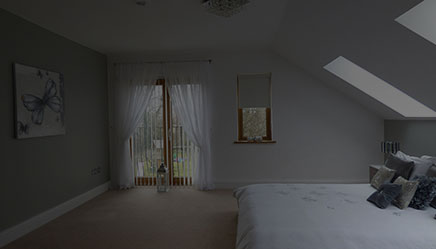 Freshly painted and cleaned bedroom in Oshawa